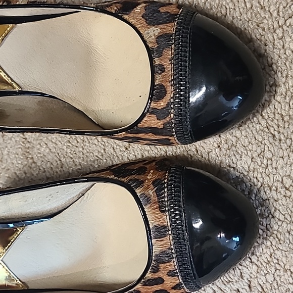 Michael Kors Leopard Dyed Cowhide High Heels - Picture 4 of 11